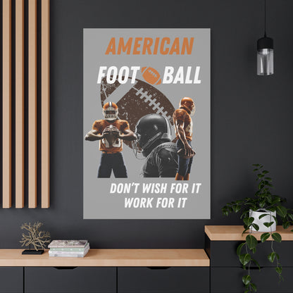 Canvas Print, Football Wall Decor