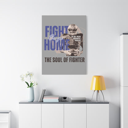 Canvas Print, Inspirational Fighter Wall Art