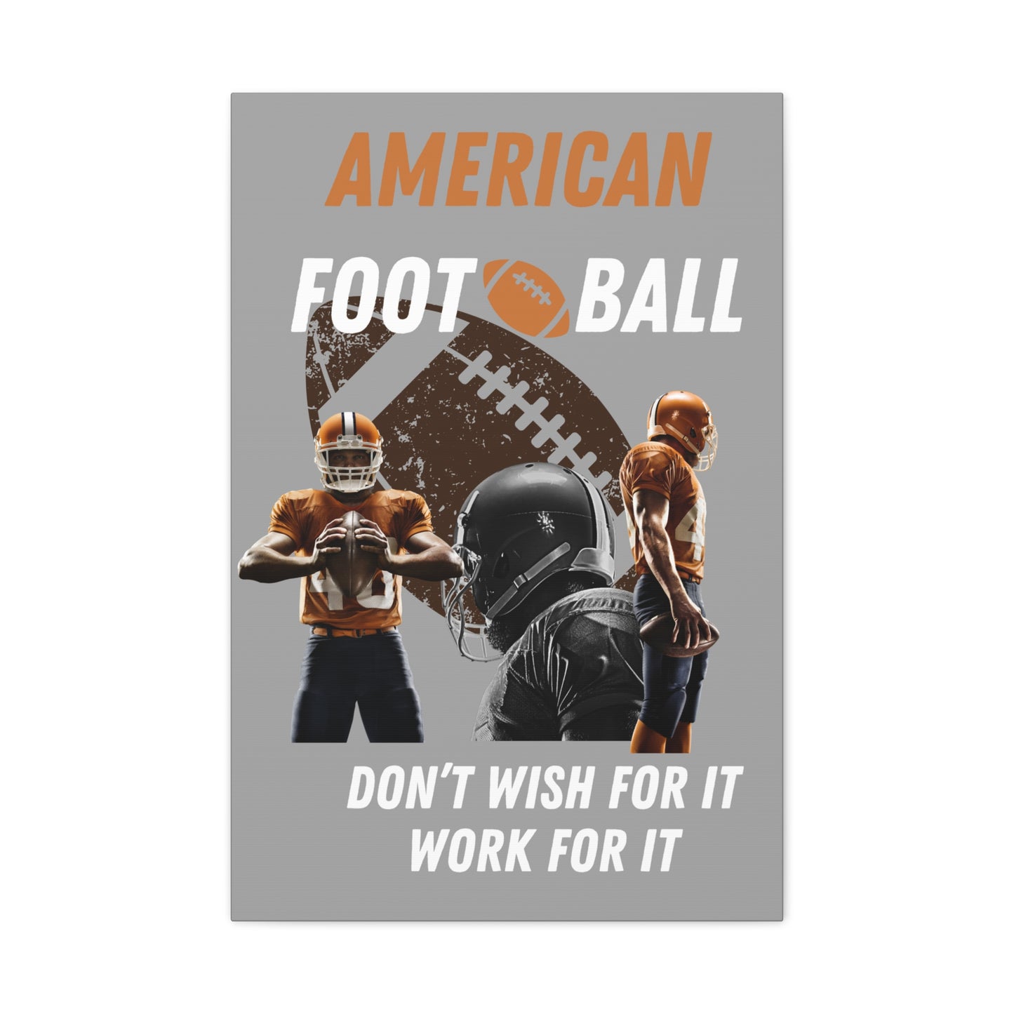 Canvas Print, Football Wall Decor