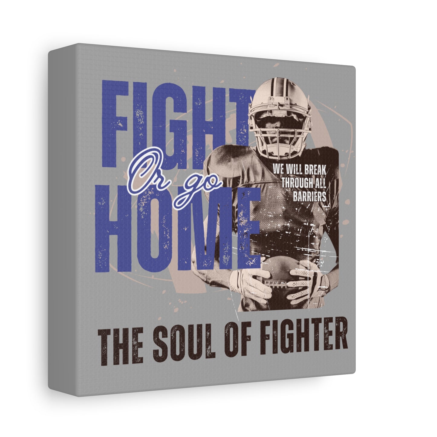 Canvas Print, Inspirational Fighter Wall Art
