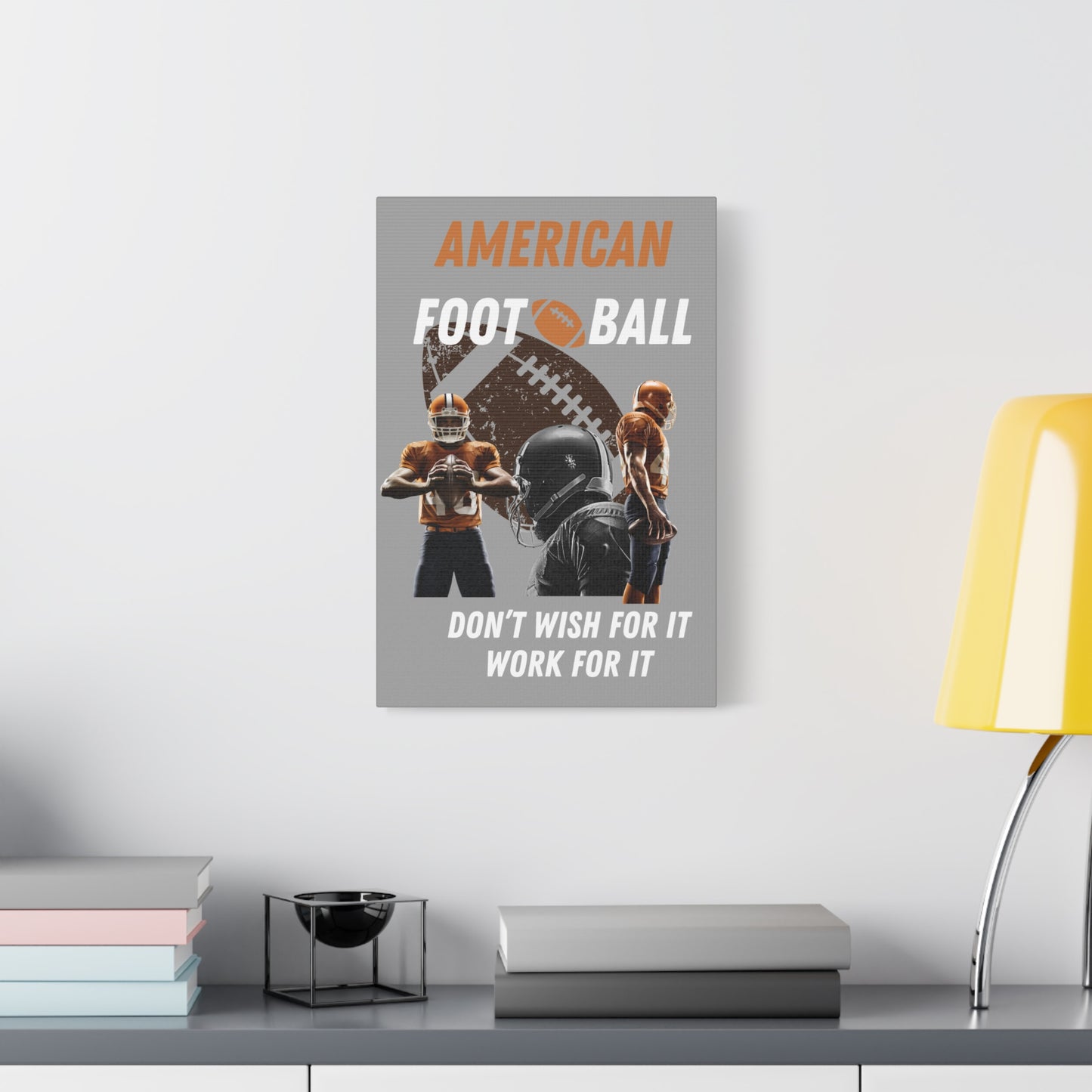 Canvas Print, Football Wall Decor