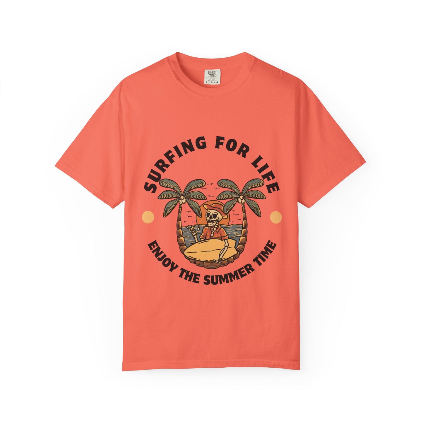 Surfing Skeleton Summer T-Shirt