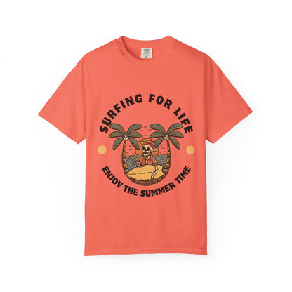 Surfing Skeleton Summer T-Shirt