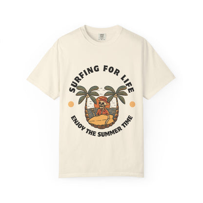 Surfing Skeleton Summer T-Shirt