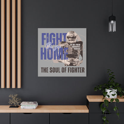 Canvas Print, Inspirational Fighter Wall Art