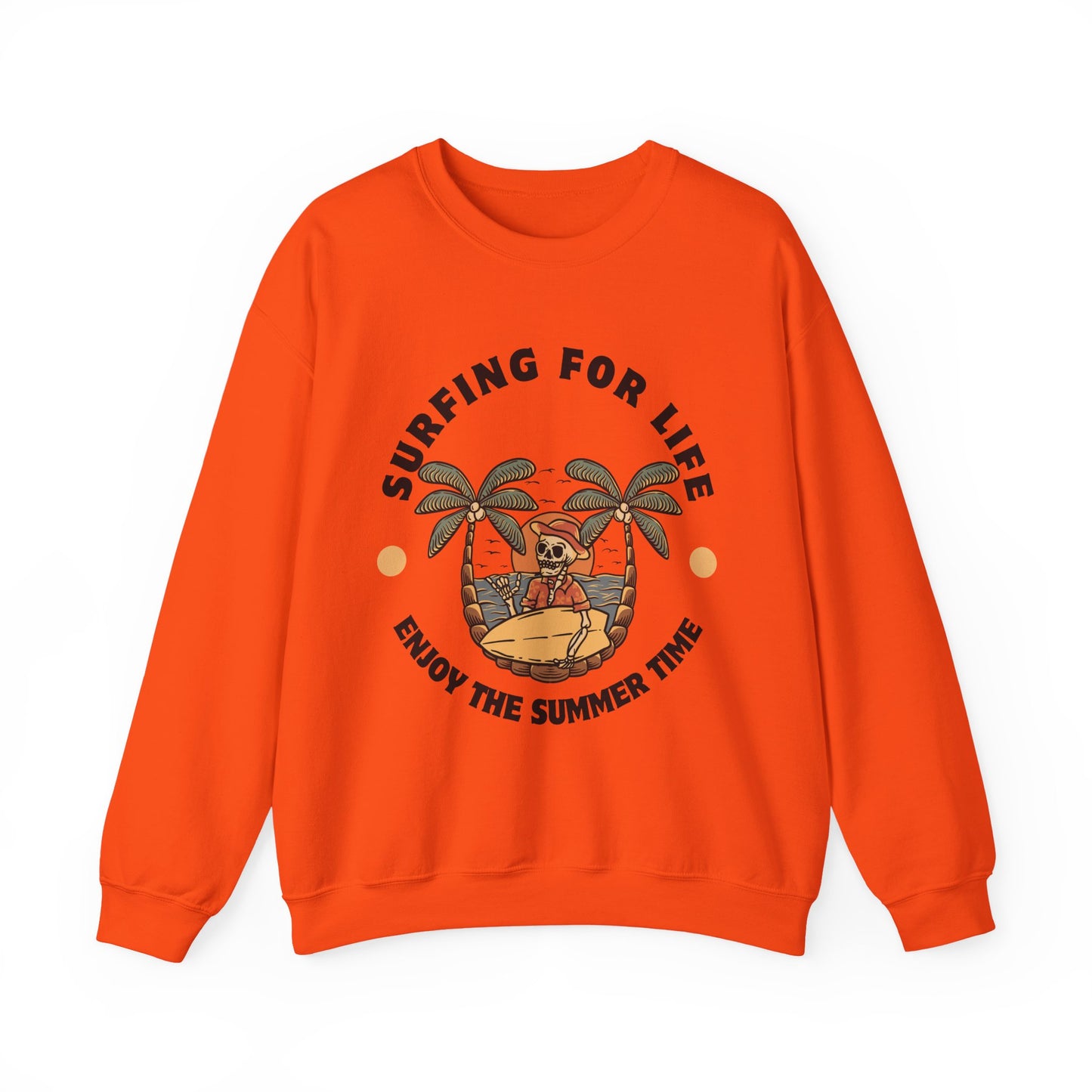 Surfing for Life Crewneck Sweatshirt