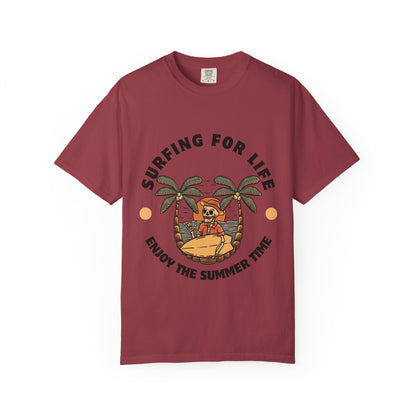 Surfing Skeleton Summer T-Shirt