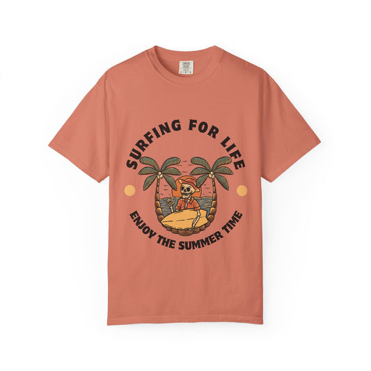 Surfing Skeleton Summer T-Shirt