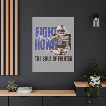 Canvas Print, Inspirational Fighter Wall Art