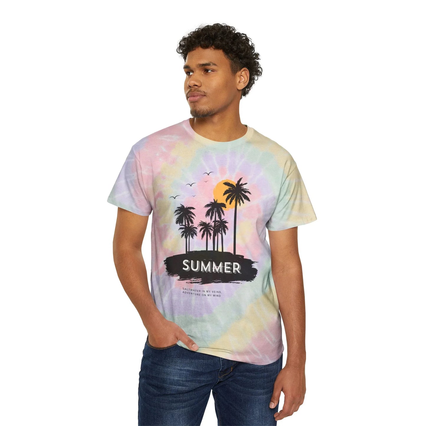 Summer Vibes Tie-Dye T-Shirt