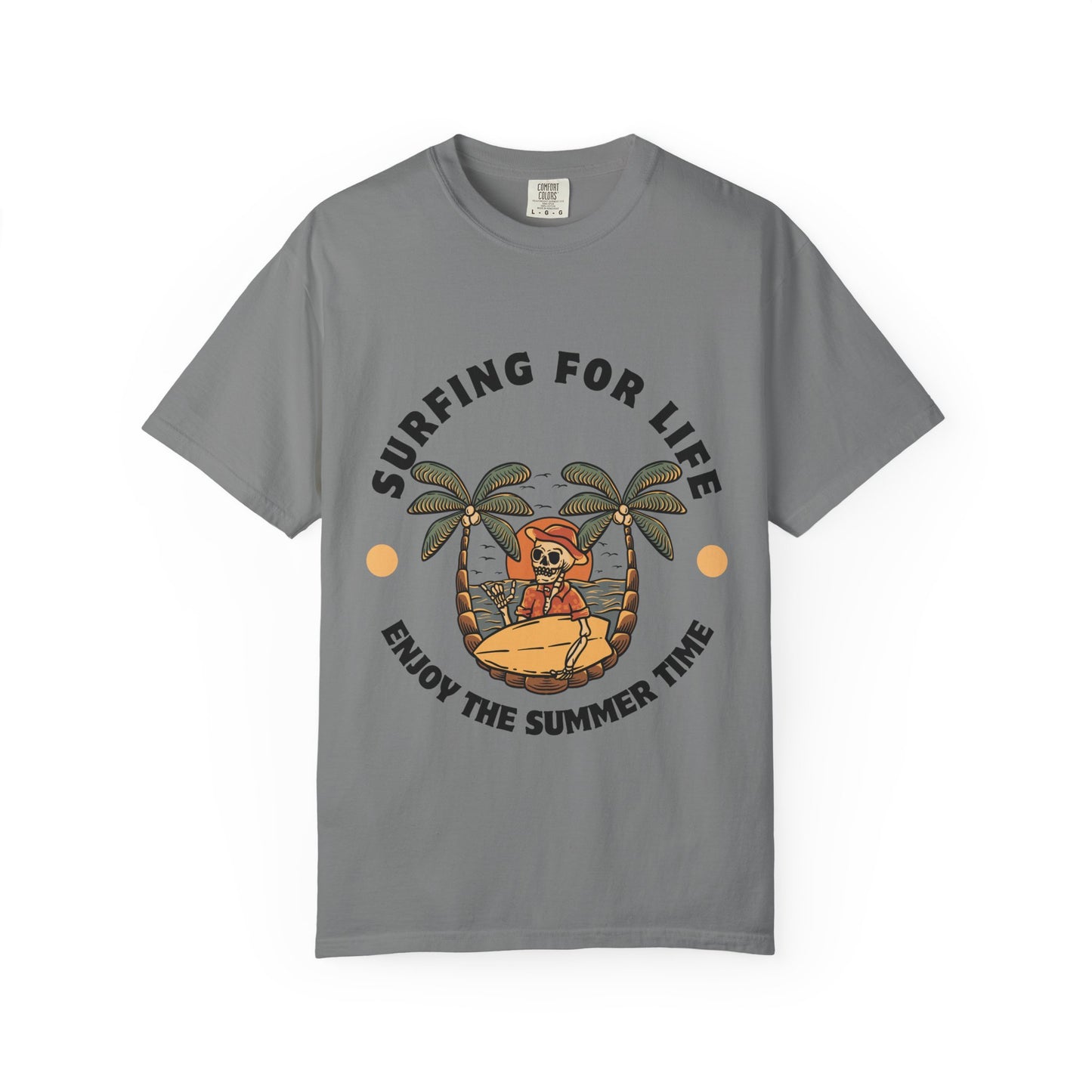 Surfing Skeleton Summer T-Shirt