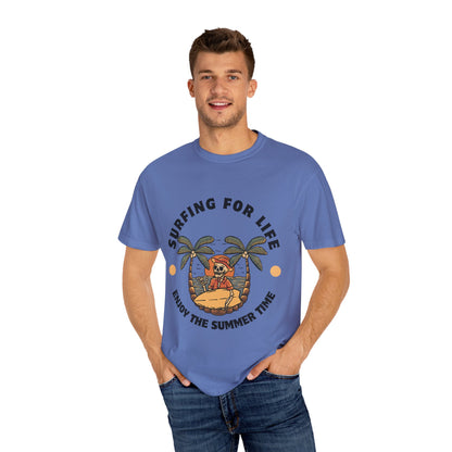 Surfing Skeleton Summer T-Shirt