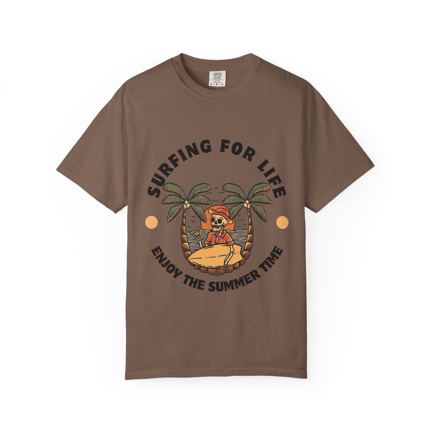 Surfing Skeleton Summer T-Shirt