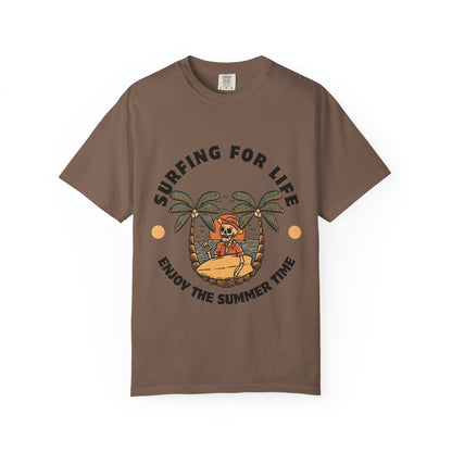 Surfing Skeleton Summer T-Shirt