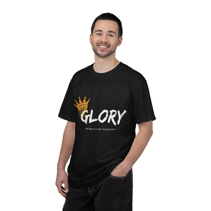 Vintage Band Tee — 'GLORY' Crowned Graphic with 'MUSIC IS LIFE' Back
