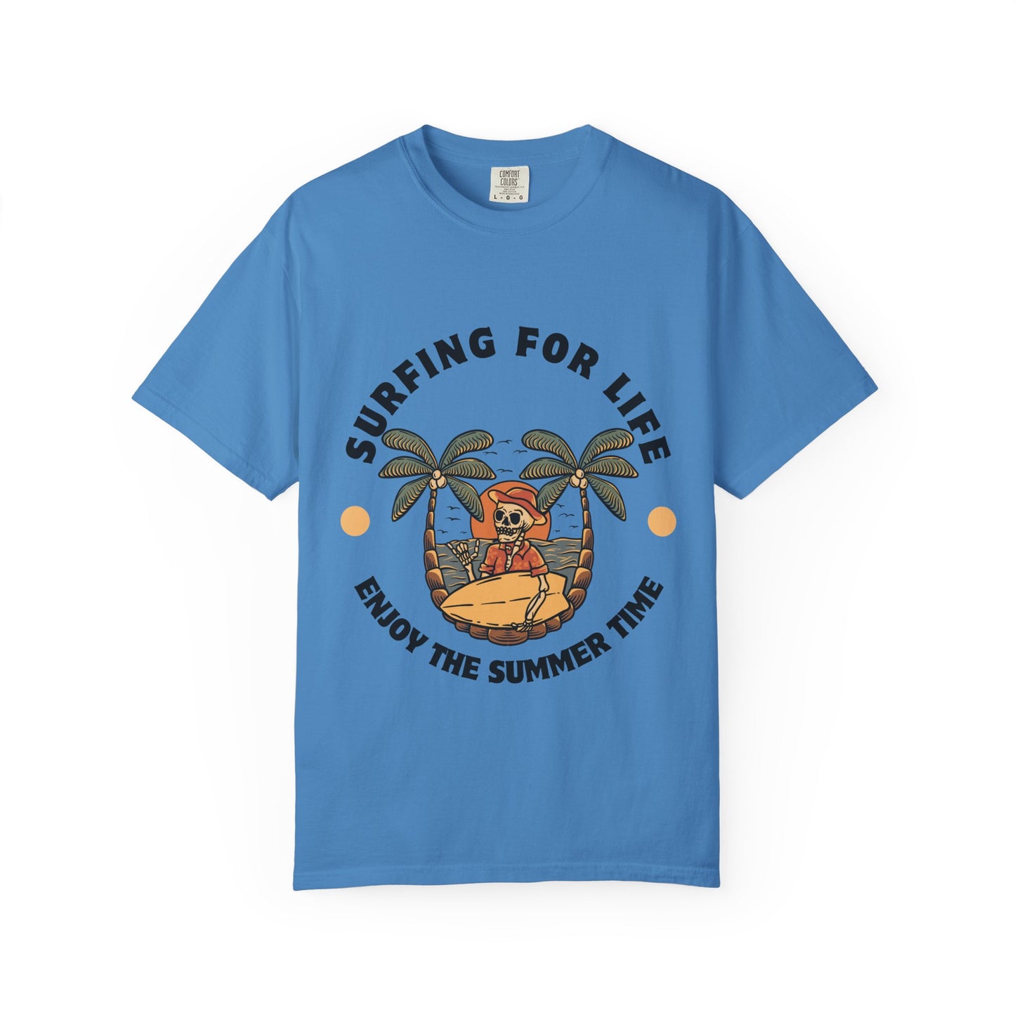 Surfing Skeleton Summer T-Shirt
