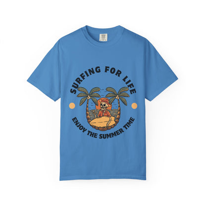 Surfing Skeleton Summer T-Shirt
