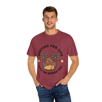 Surfing Skeleton Summer T-Shirt
