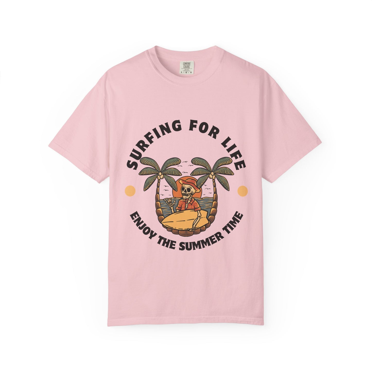 Surfing Skeleton Summer T-Shirt