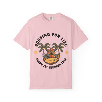 Surfing Skeleton Summer T-Shirt