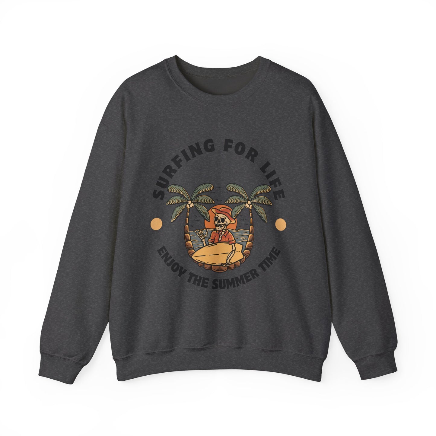 Surfing for Life Crewneck Sweatshirt