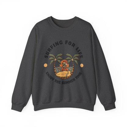 Surfing for Life Crewneck Sweatshirt