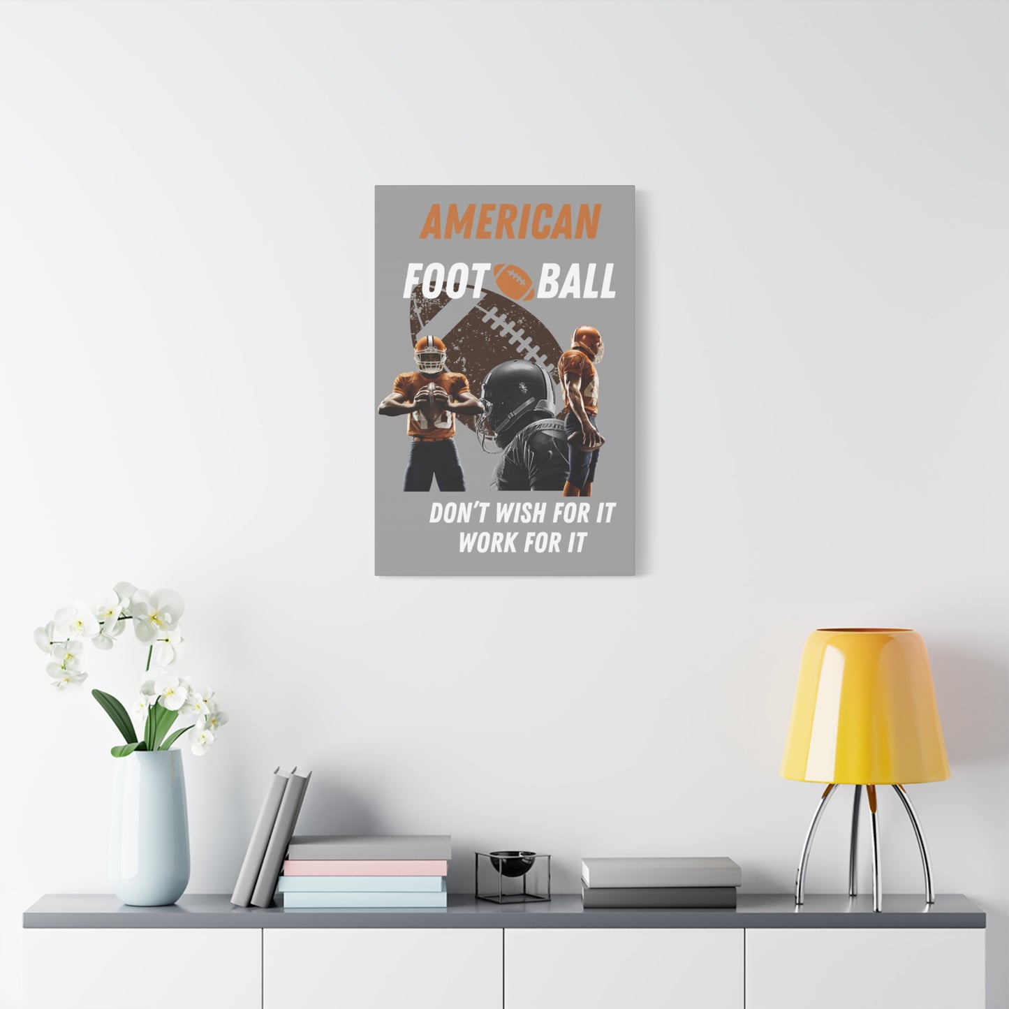 Canvas Print, Football Wall Decor