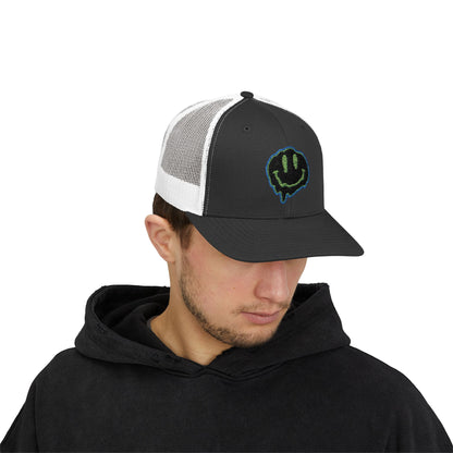 Smiley Face Snapback Cap