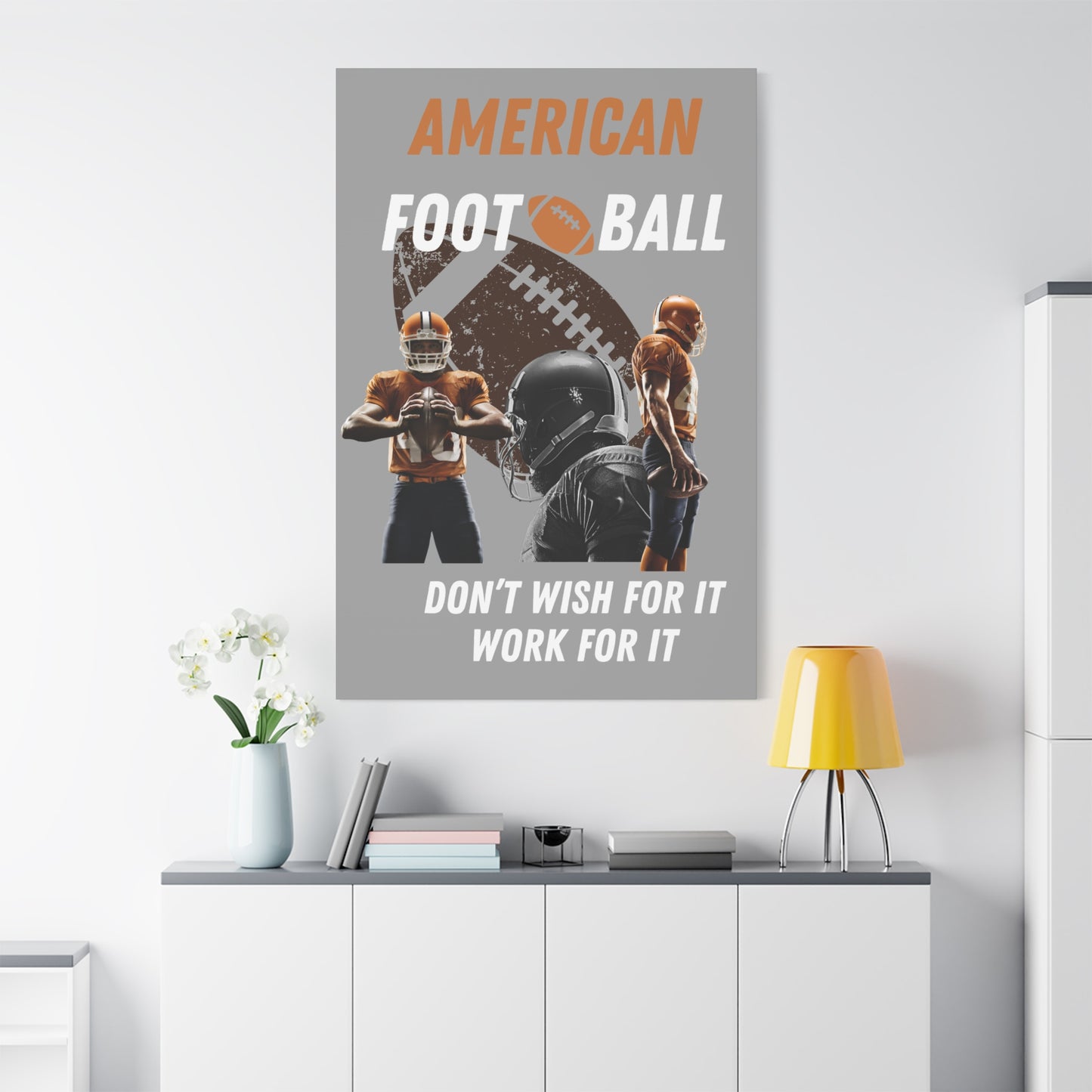 Canvas Print, Football Wall Decor