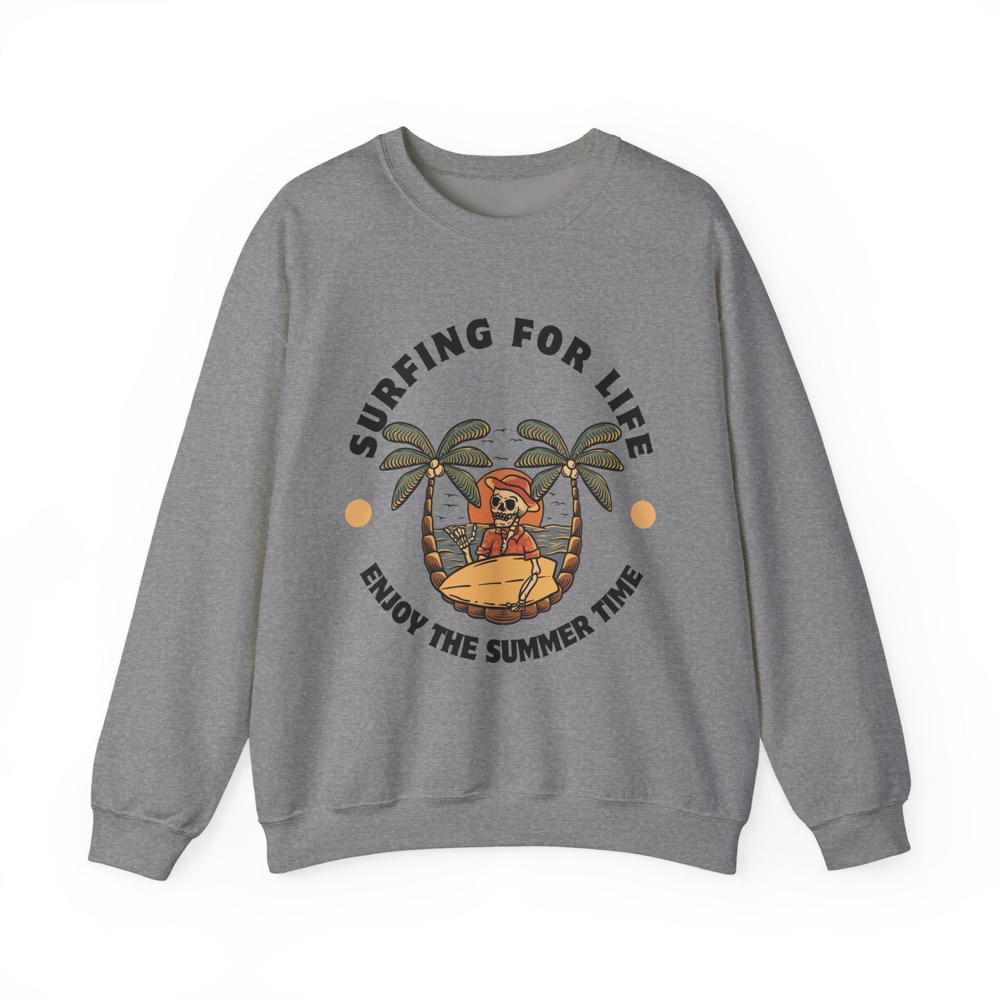 Surfing for Life Crewneck Sweatshirt