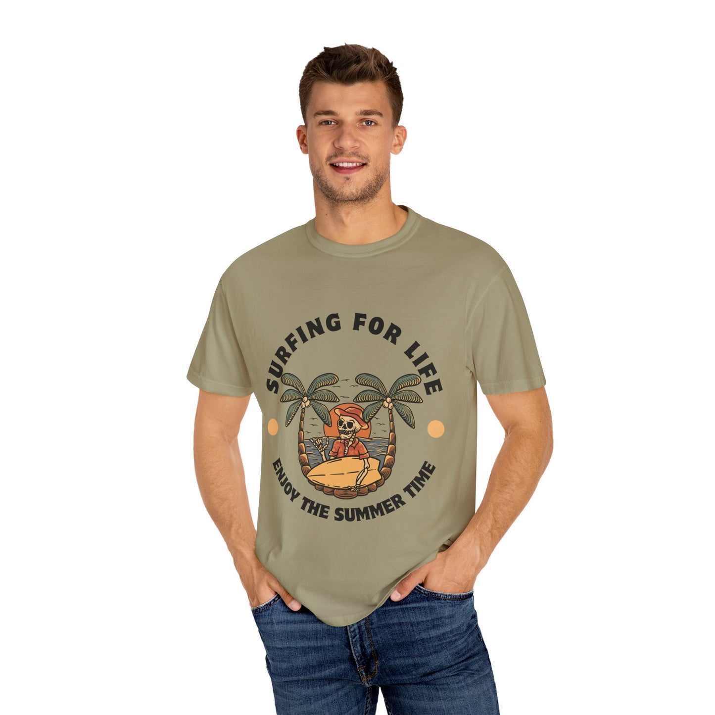 Surfing Skeleton Summer T-Shirt