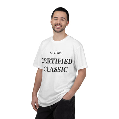 60 Years Certified Classic Tee — Garment-Dyed Vintage-Style T-Shirt