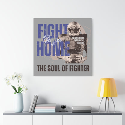 Canvas Print, Inspirational Fighter Wall Art