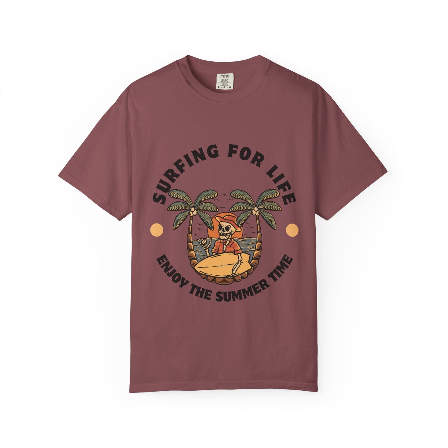 Surfing Skeleton Summer T-Shirt