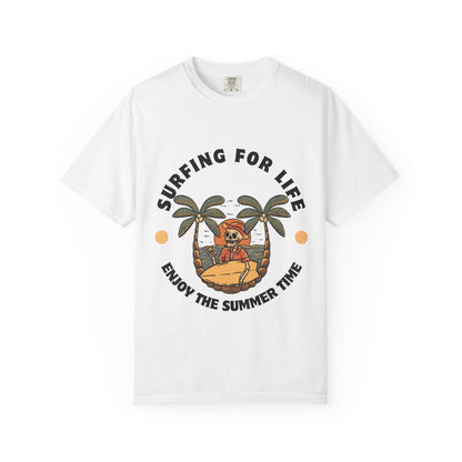 Surfing Skeleton Summer T-Shirt