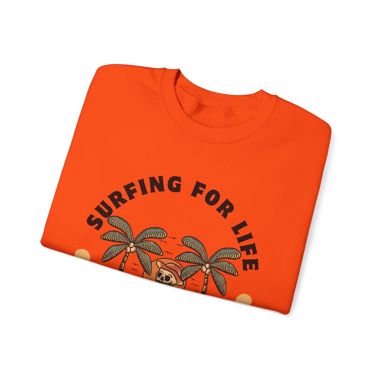 Surfing for Life Crewneck Sweatshirt