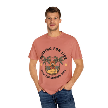 Surfing Skeleton Summer T-Shirt