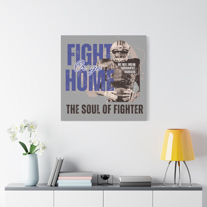Canvas Print, Inspirational Fighter Wall Art