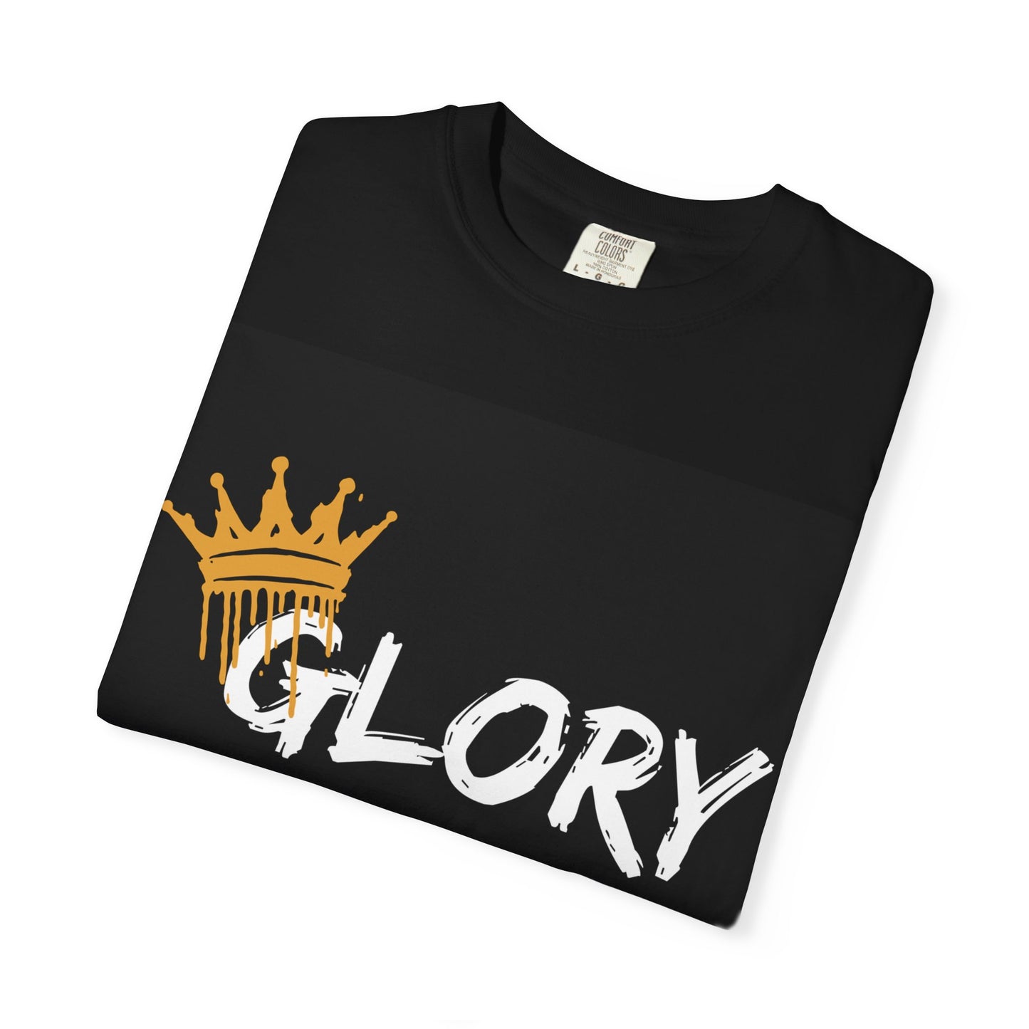 Vintage Band Tee — 'GLORY' Crowned Graphic with 'MUSIC IS LIFE' Back
