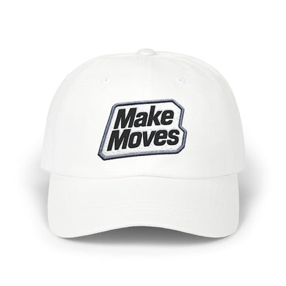 Make Moves Cotton Dad Cap — Low-Profile Embroidered Baseball Hat