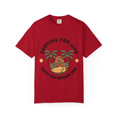 Surfing Skeleton Summer T-Shirt