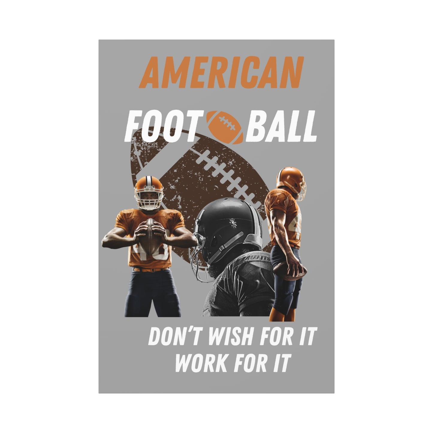 Canvas Print, Football Wall Decor