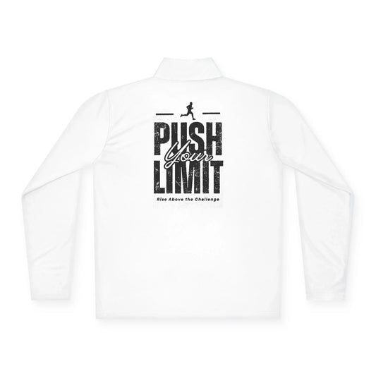 Motivational Quarter-Zip Pullover, Gym Sweatshirt