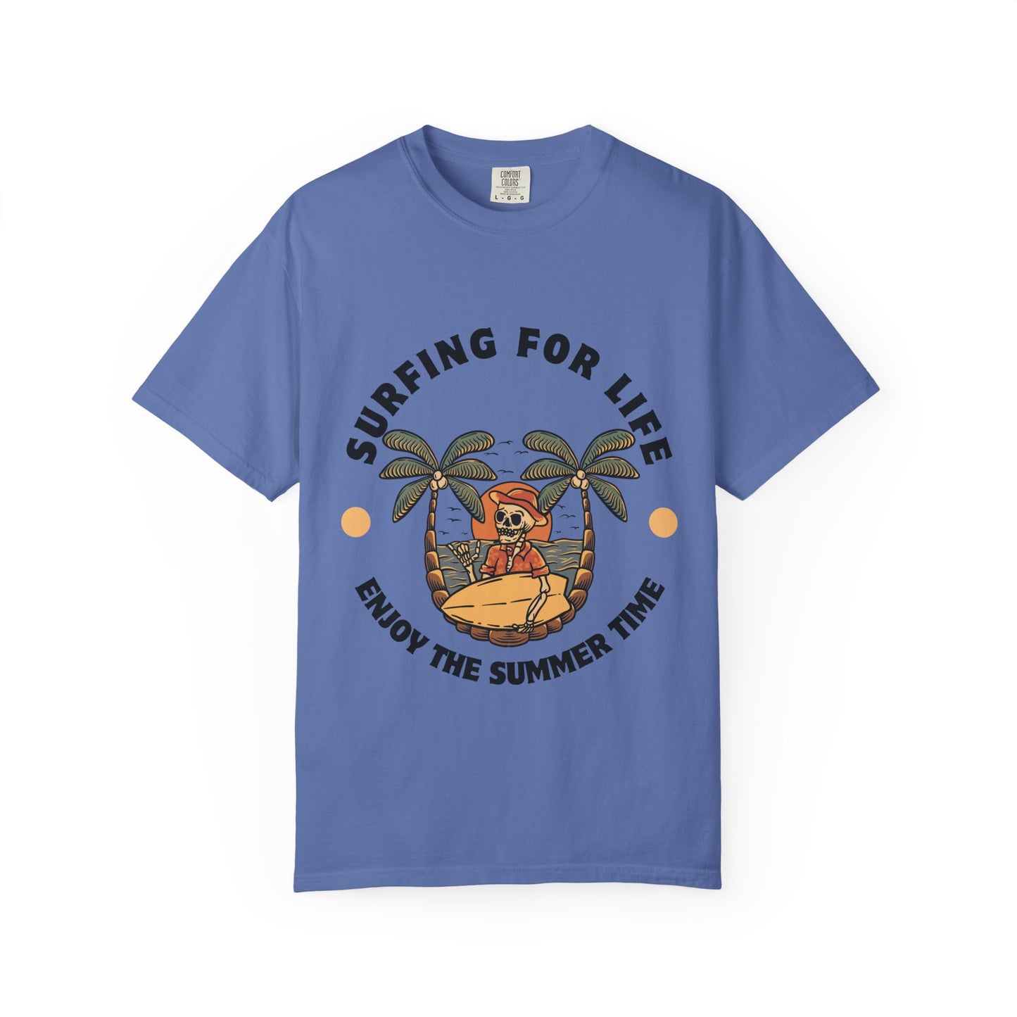 Surfing Skeleton Summer T-Shirt