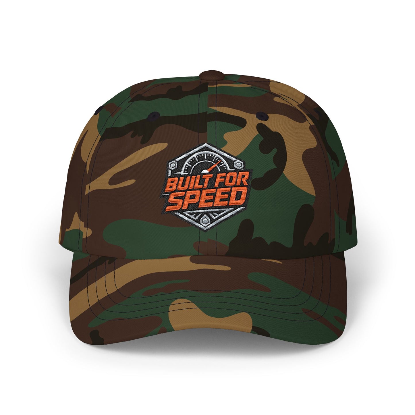 Built for Speed Embroidered Dad Cap — Vintage Racing Cotton Hat