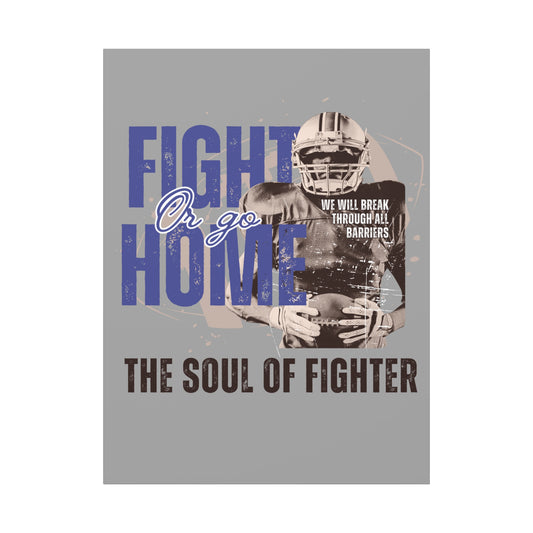 Canvas Print, Inspirational Fighter Wall Art
