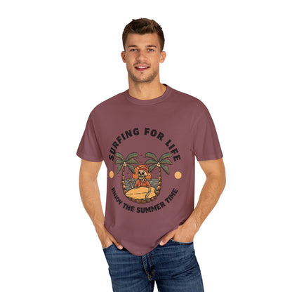 Surfing Skeleton Summer T-Shirt