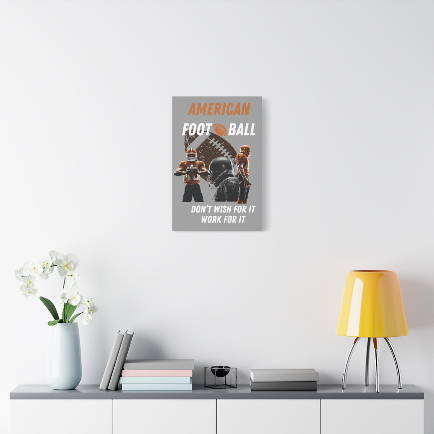 Canvas Print, Football Wall Decor