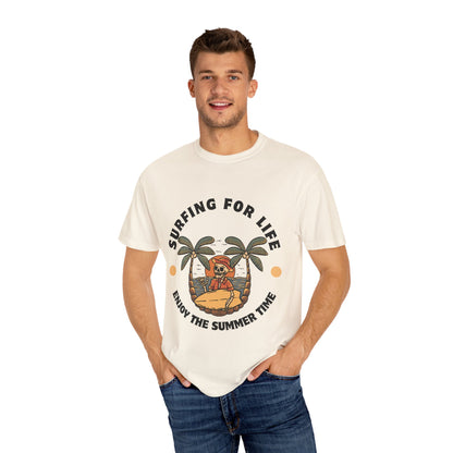 Surfing Skeleton Summer T-Shirt