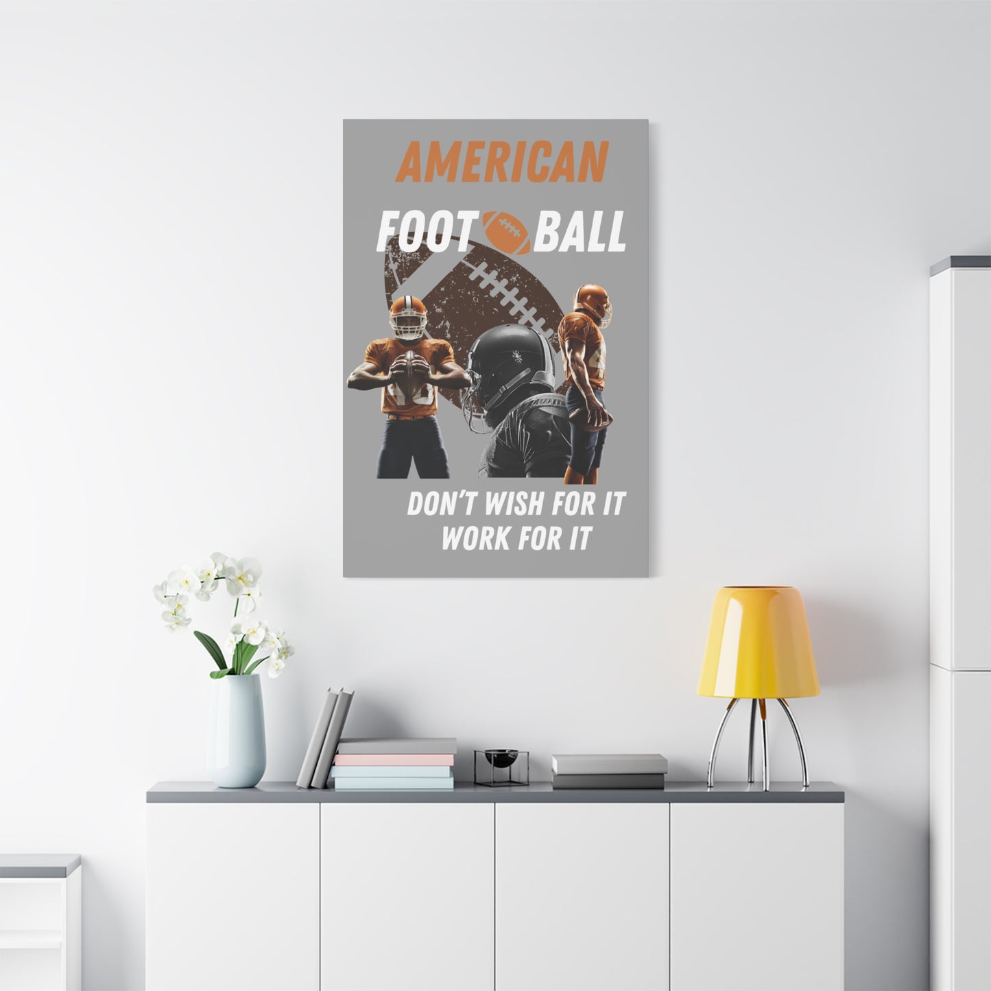 Canvas Print, Football Wall Decor